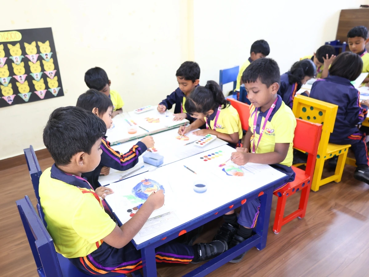 Primary School Students Learning