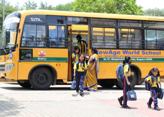 In House Transportation – International ICSE School in Yelahanka