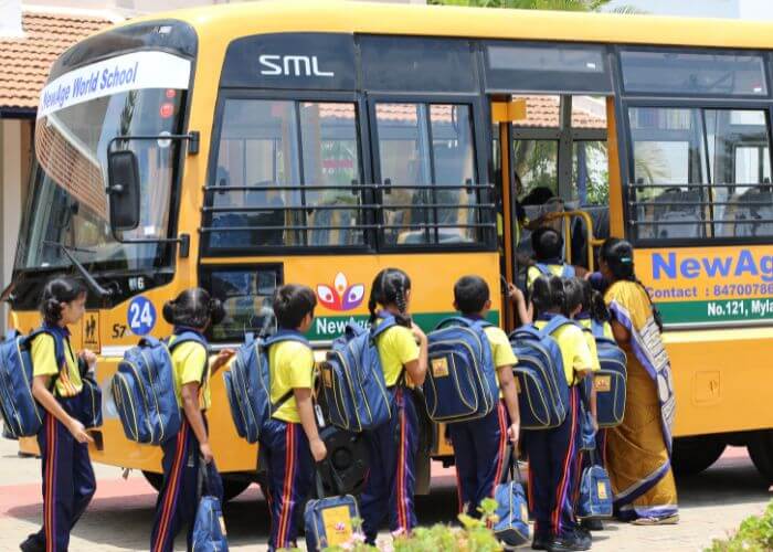 In House Transportation – International ICSE School in Yelahanka